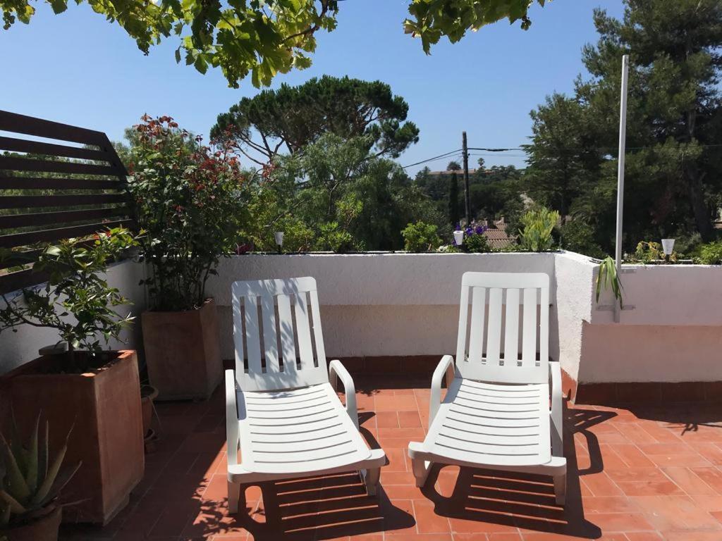 Villa Casita Blanca Con Fibra Optica Y Piscina Cominutaria à Tossa de Mar Extérieur photo